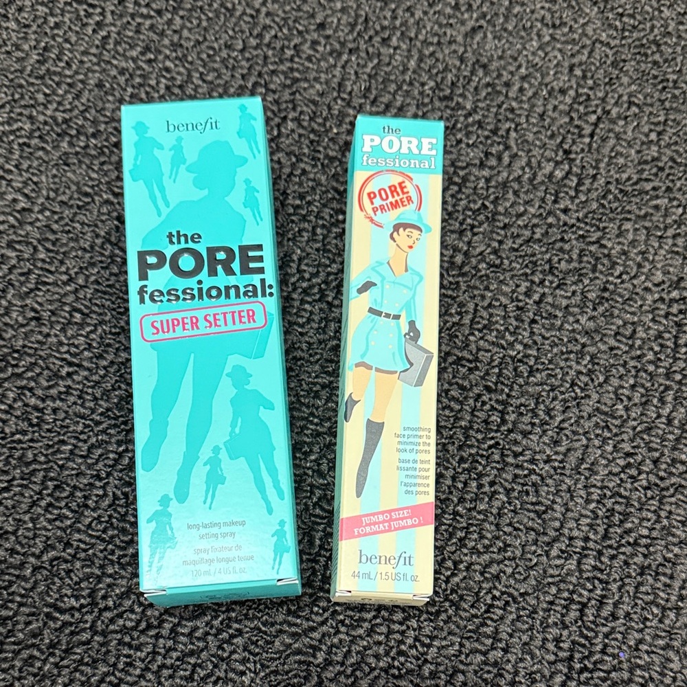 Benefit pore primer & Super Setter duo